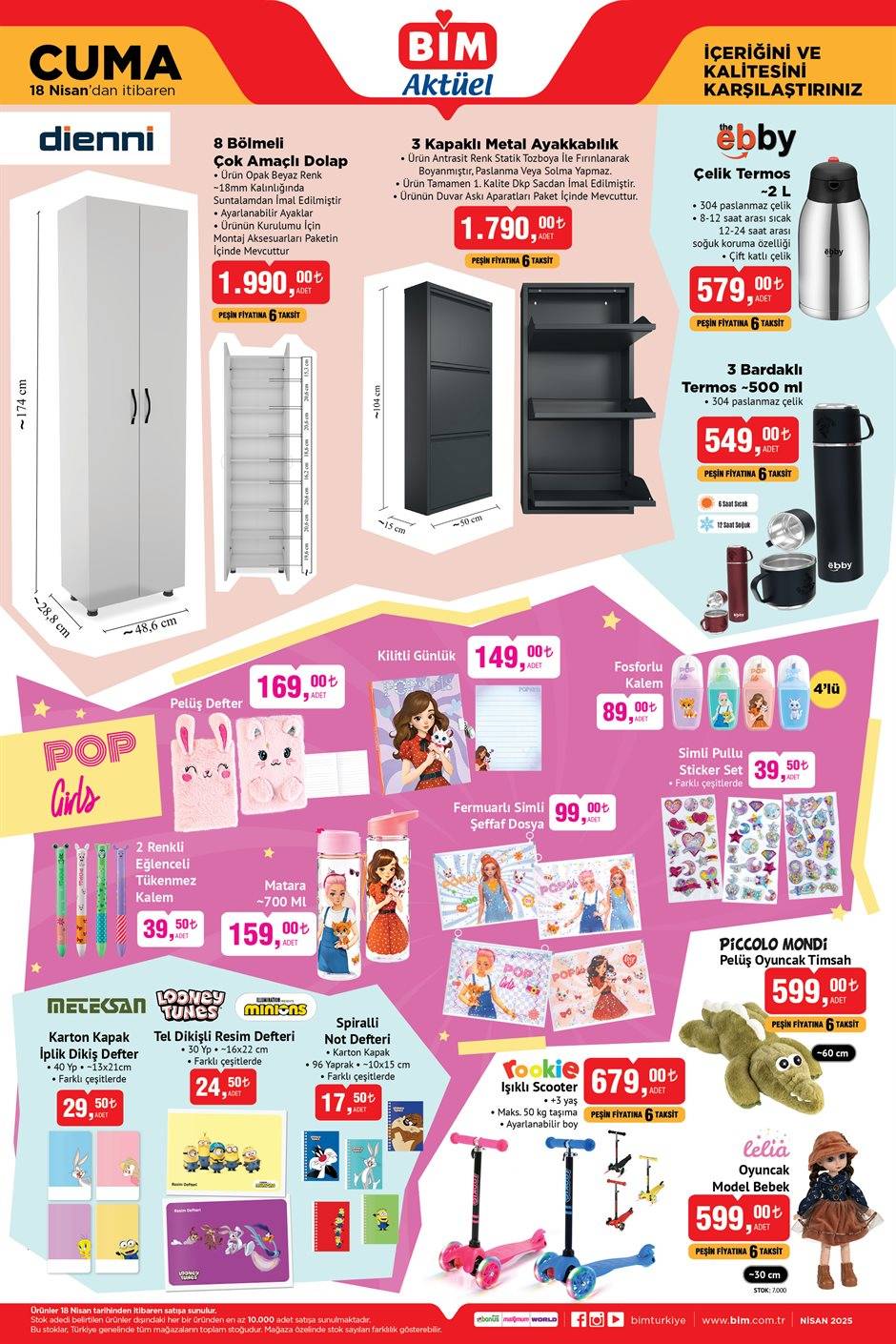 BİM 18 Nisan Cuma aktüel kataloğunu yayınladı! Segway Ninebot Plus Kickscooter geliyor 6